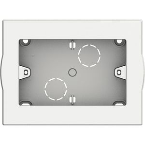 Opbouwdoos wit 3 modulen Livinglight