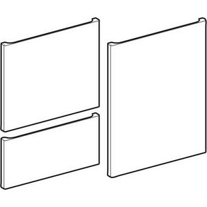 Renova ladefr half hoge kast H105cm W/Glkt hgglnd