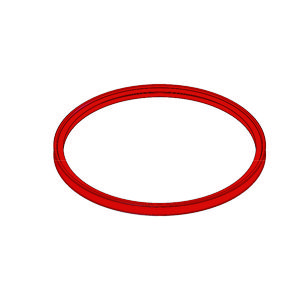 Lipring Ø130mm rood