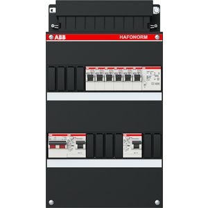 Groepenkast 6 groepen achter 2x 30mA+T+HS 1-fase 1SPF006907F0188