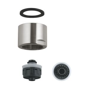 Mousseur 48343DC0 supersteel (rvs look)