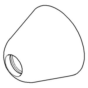 Rozet 47x37,8mm chr 082790500-00