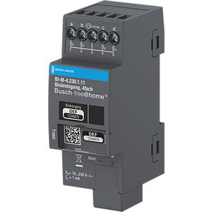 Binaire ingang 4-voudig 10-230 V handmatige bedienining (BI-M-4.230.1.11)