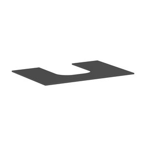 Console 780x550mm met utsparing in het midden countertop 600/480 Xevolos E 54208760
