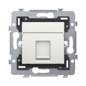 Stopcontact 1RJ45-aansl. UTP Cat. 5E PoE++ vlak white