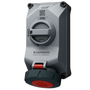 Wandcontactd. 32A 5P 6H 400V IP69 HW/VN DUOi A.lan