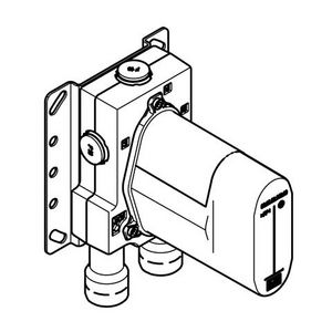 Inbouwproducten Inbouwthermostaat met voorafsluiter