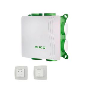 Woonhuisventilator DucoBox Silent-2.0 incl.  CO₂ sensor met bediening + CO₂ sensor zonder bediening