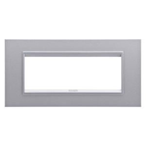 LUX PLATE-IN TECHNOPOLYMER-6 MODULES-MONOCHROME TITANI