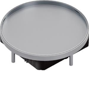 Nivelleerbare cassette Q12 rond306mm diepte 15mm blind rvs