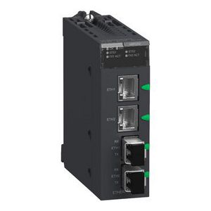 Ethernet RIO glasvezel omvormermm/LC 2kAnalen 10 Modicon X80