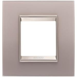 LUX INTERNATIONAL PLAAT-VAN GLAS-2 MODULE-PARELGRIJS -