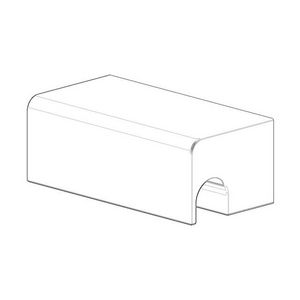 Houder voor handdoekenmand 29x57x22mm Champagne
