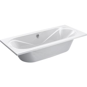 Ligbad duo Toscana 180x80cm wit excl. poten