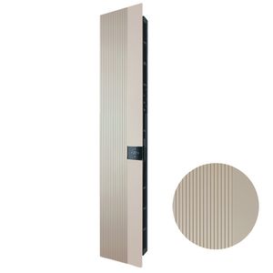 Elektr. designradiator E-Comfort Mikado 1100x230mm 500W Zand
