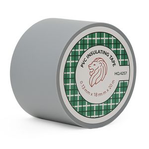 Rol isolatietape PVC grijs 50mm L=10mtr