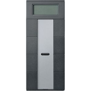 Impulsdrukker 4-voudig Temp.regelaar Antraciet Syste KNX