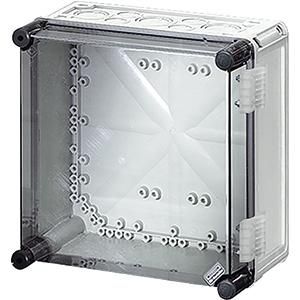 L. beh. IP65 BM2 300x300x170 Tr. scharnier deksel
