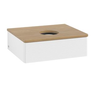 Wastafelonderkast Antao 600x190x500mm White Matt Lacquer L07111MT