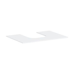 Console 780x550mm met utsparing in het midden countertop 600/480 Xevolos E 54208700