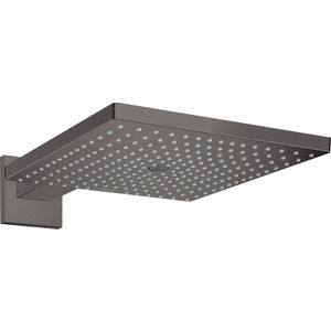 Raindance Square300 1 straalsoort hoofdd. 390mm brushed black chrome met d.arm