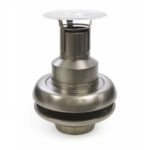 Schoorsteenafdekklep RVS D100mm