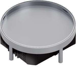 Nivelleerbare cassette Q06 rond215mm diepte 15mm blind rvs