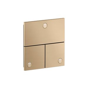 Stopkraan afbouwdeel 3F square Brushed Bronze ShowerSelect ID