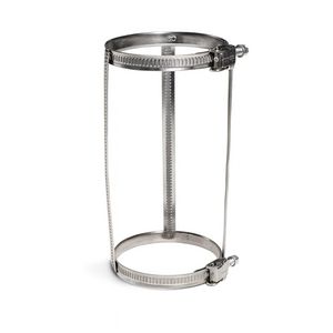 Trekvaste klem INOX 80mm