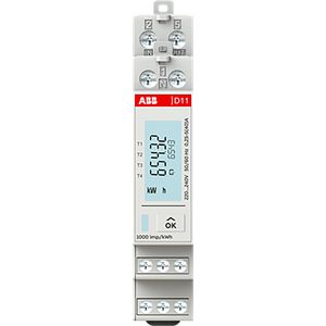 D11 15 40 Modbus, Energiemeter, 1 fase direct 40 A