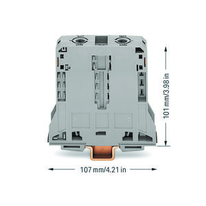 2-draads rijgklem 95mm² markeringsh. zijkant 285-195 VVE=5