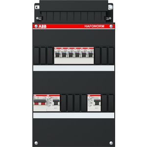 Groepenkast 6 groepen achter 2x 30mA + HS 1-fase