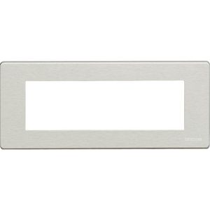 Afdekplaat Magic 3 modulen vierkant Aluminium VVE=5