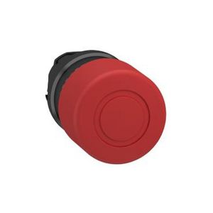 Kop voor noodstop Ø40 drukken-trekken Ø22mm Rood-