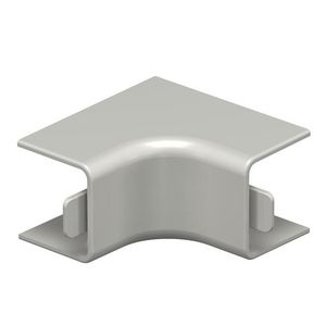 Binnenhoek 20x20mm polyvinylchlorid steengrijs VVE=4