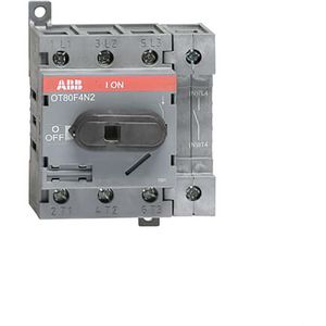 Lastscheider 4P 80 A bodem/DIN-rail montage