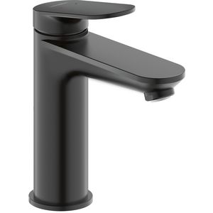 Wave 1-hendel wastafelmengkraan M mat zwart sprong 122mm