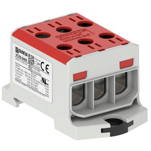 Aansluitklem OTL rood 15-50mm²3xAl/Cu