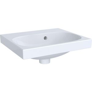 Fontein Acanto 45x38cm zonder kraangat met overloop wit
