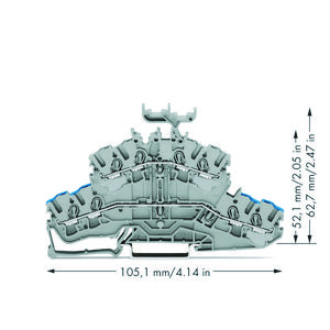 4-draads 2-etageklem Rijg-/rijgklem N/L 2002-2432 VVE=50