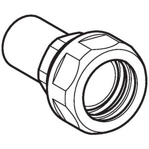 Overgangskoppeling MAPRESS C-STAAL 18-flex DN16 klemring-schroefverbinding v. ribbelbuizen VVE=2