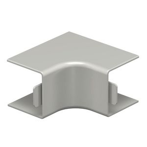 Binnenhoek 25x25mm polyvinylchlorid steengrijs VVE=4