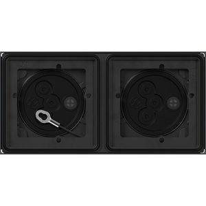 behuizing verzonken 2-v System 106