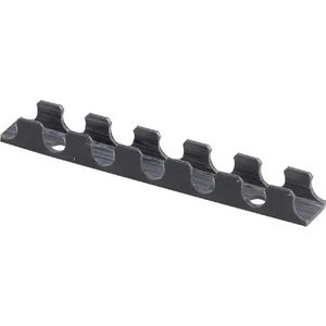 Klemrail 12 kunststof/zwart VVE=2