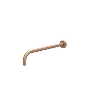 Douchearm wandmodel 40cm 1/2" geborsteld mat koper