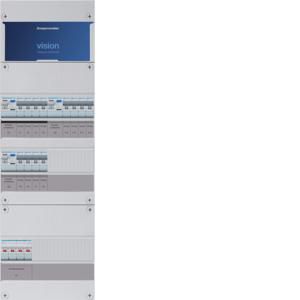 Groepenkast 12-groepenverdeler HS 3xALS 2P 30mA 3-fase