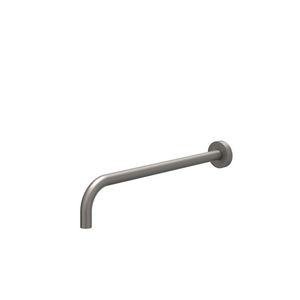 Douchearm wandmodel 40cm 1/2" geborsteld metal black PVD