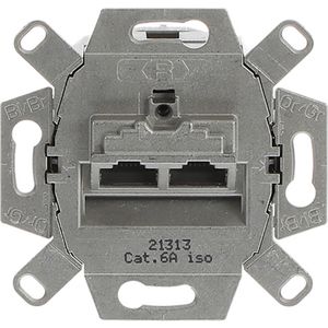 Datacontactdoos 2x RJ45 CAT6A iso
