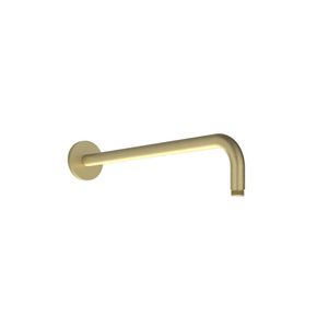 Douchearm wandmodel 40cm 1/2" rvs geborsteld mat goud