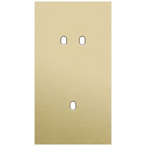 Tweevoudige afdekpl. verticaal 71mm centerafstand een tweevo